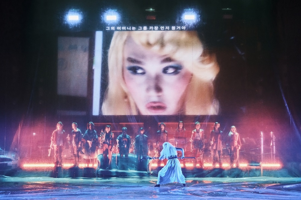 A scene from "Prolog/Dionysos," the first installment of "Anthropolis" (National Theater Company of Korea)