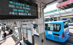 Gyeonggi bus fares to rise for first time in 6 years