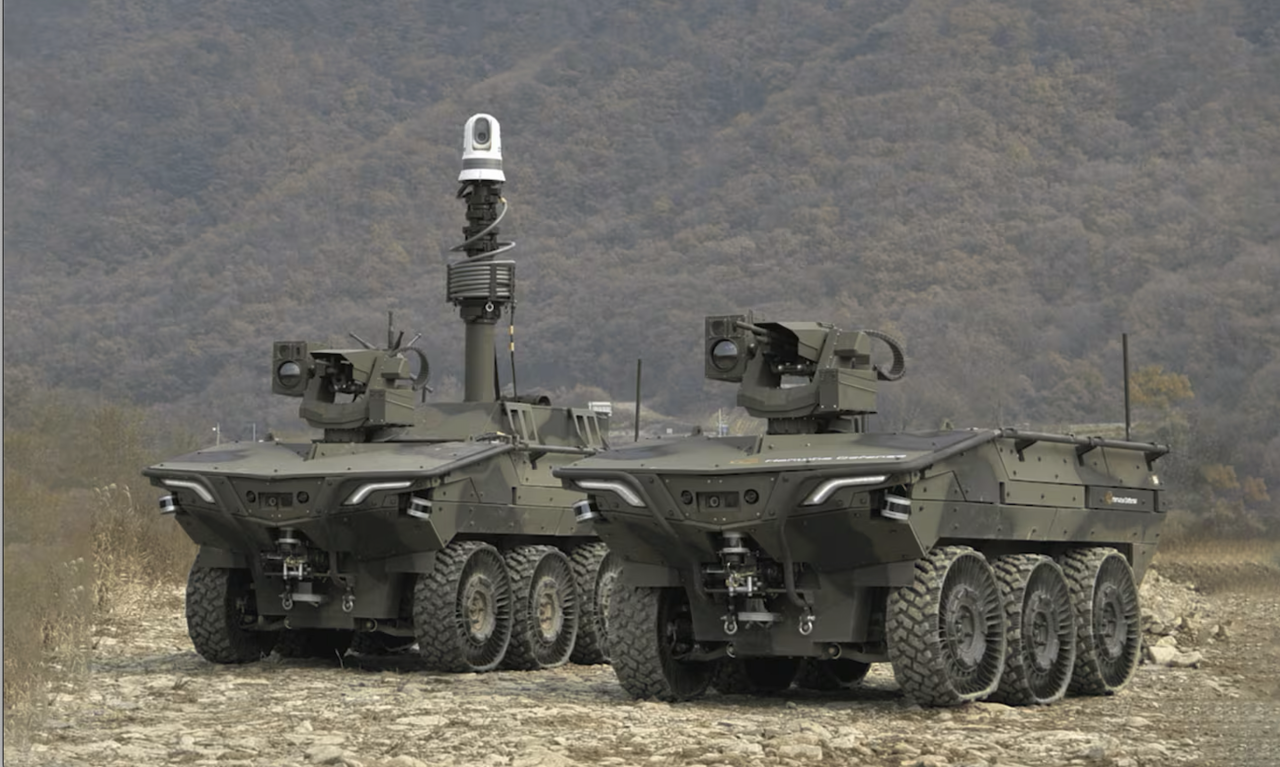 Hanwha Aerospace's multi-purpose unmanned ground vehicle (Hanwha Aerospace)
