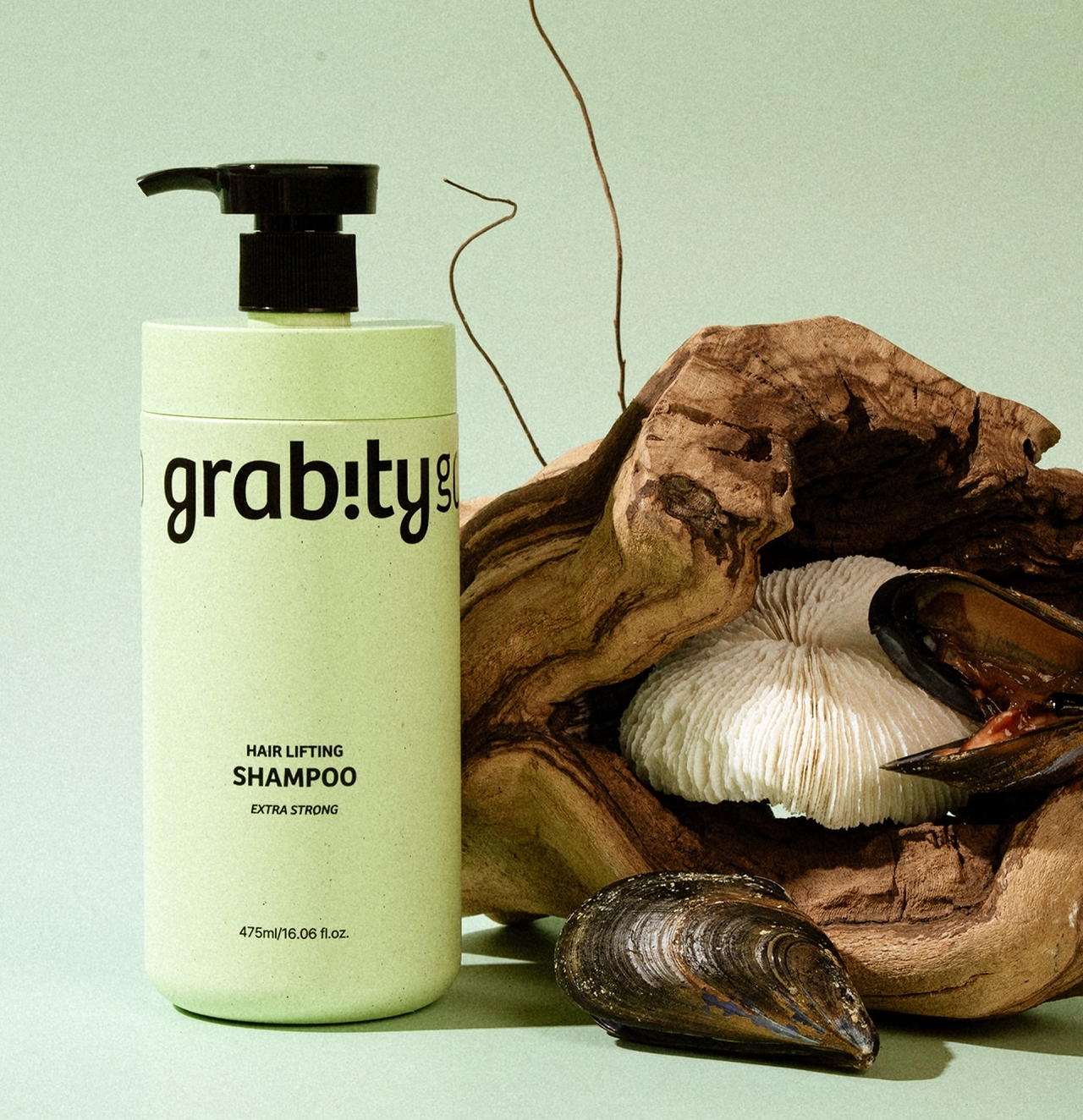 Polyphenol Factory's hair lifting shampoo, Grabity (Grabity)