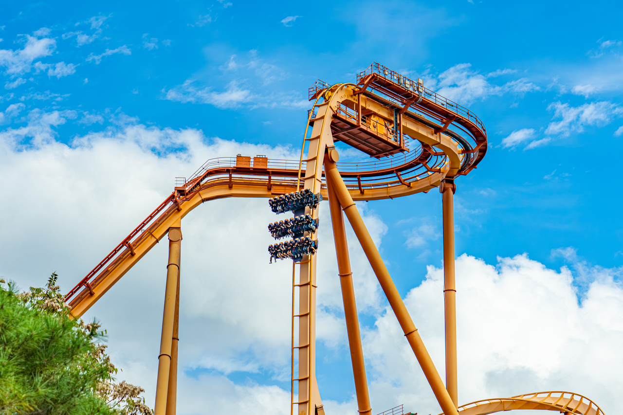Draken roller coaster in Gyeongju World (KTO)