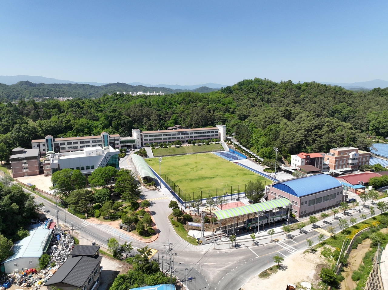 한국 철도고등학교 전경[철도고 제공]