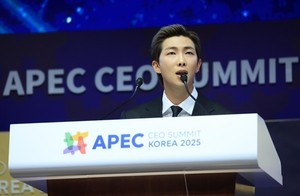BTS’ RM calls on global leaders to support culture in APEC speech