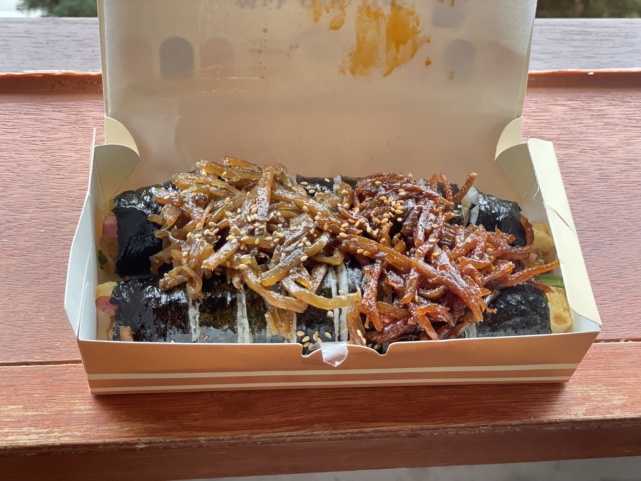 Hwangnam Wooeong Gimbap (Hong Yoo/The Korea Herald)