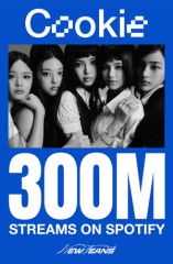NewJeans tops 300m Spotify streams with ‘Cookie’