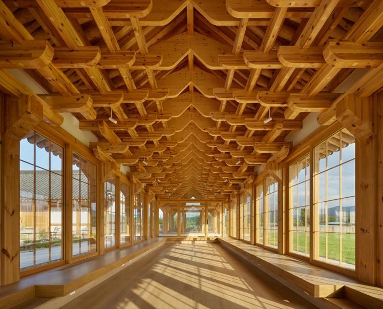 View of Hall of Contemplation at House for Rejuvenation (Rohspace)