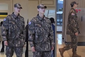 Enlisted K-pop star Cha Eunwoo spotted at Gyeongju APEC site