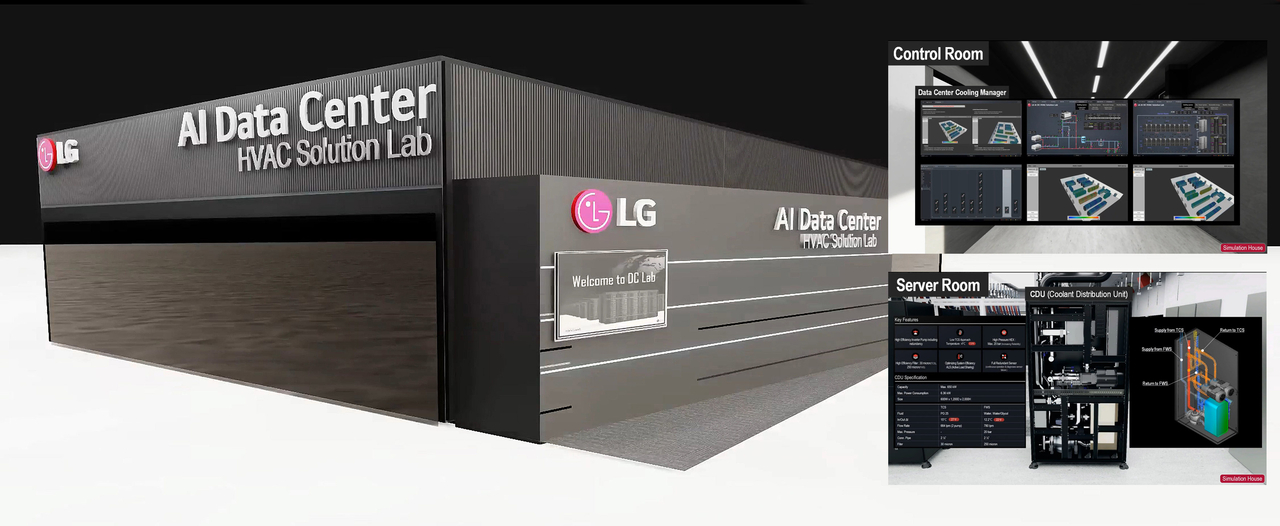 LG Electronics AI data center cooling solution (LG Electronics)