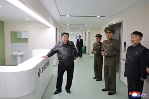 N. Korea's Kim inspects new hospital as Trump departs S. Korea