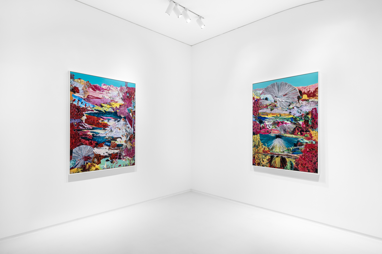 Installation view of “On Some Faraway Shore No.6” and “On Some Faraway Shore No.7”  at BB&M in Seoul (Courtesy of the artist, gallery)