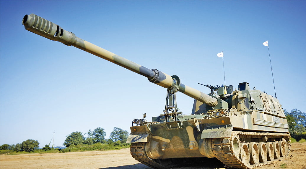 Hanwha Aerospace's K9 self-propelled howitzer (Hanwha Aerospace)