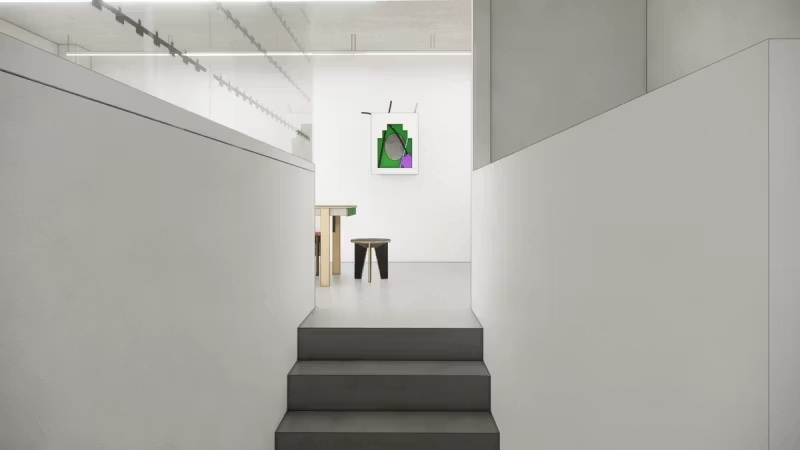 "Artist’s Architecture, Artist’s Furniture" by Hong Seung-hye is on display at the mezzanine lounge of  Space ZeroOne in New York. (Courtesy of the artist)