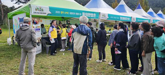 동의한방촌 한방 체험 부스[대구한의대 제공]