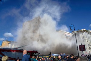 Worker dies after medieval tower partly collapses in Rome