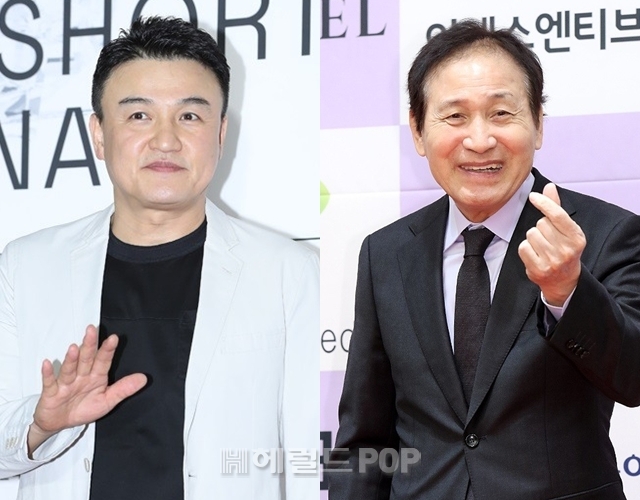 배우 박중훈, 안성기/사진=헤럴드POP DB