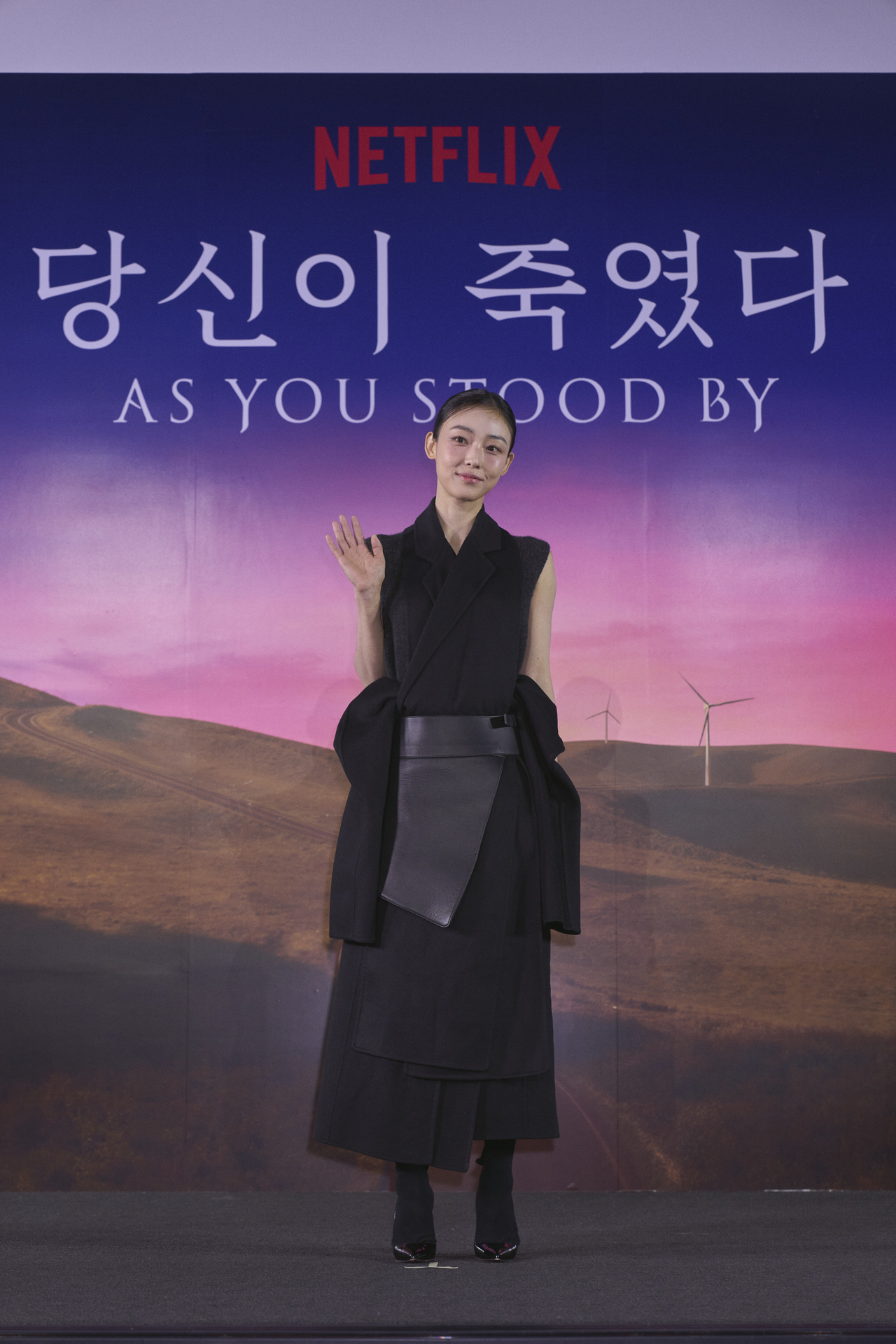5일 오전 서울 CGV 용산아이파크몰에서 열린 넷플릭스 시리즈 <당신이 죽였다> 제작발표회에서 배우 전소니가 포즈를 취하고 있다. [넷플릭스 제공]