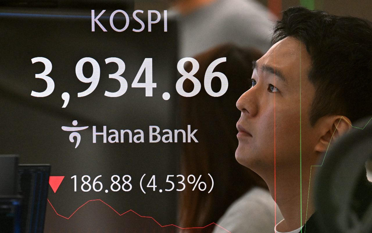 속보] 코스피 매도 사이드카 발동…코스피200선물 4% 급락 - 헤럴드경제