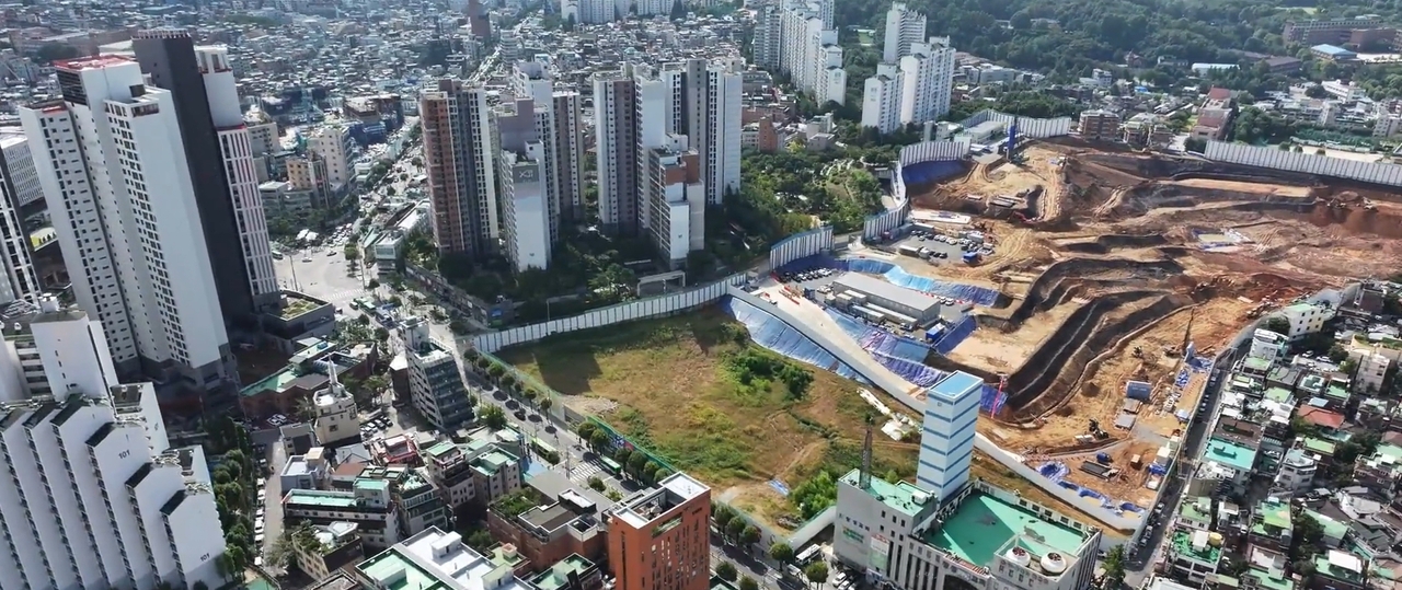 서울 동작구 노량진동 312의 75 일대 노량진2구역 모습  [SK에코플랜트 제공]