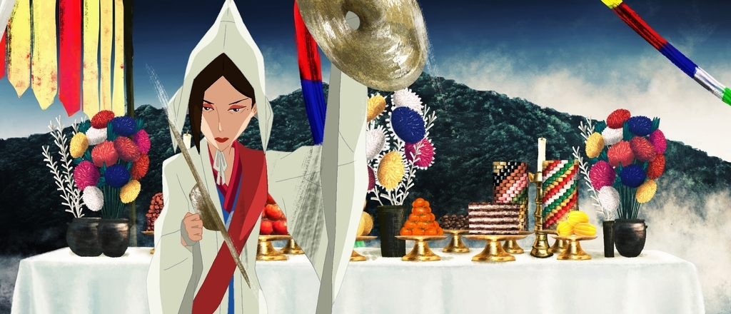 "The Shaman Sorceress" (Mediation With a Pencil)