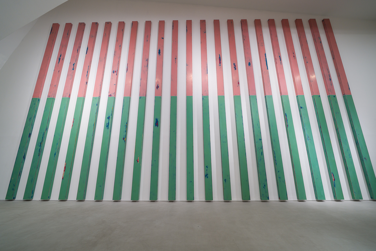 Installation view of “Division Series No. 2025” by Kim Deok-han at Whitestone Gallery in Seoul (Kim Deok-han, Whitestone Gallery)