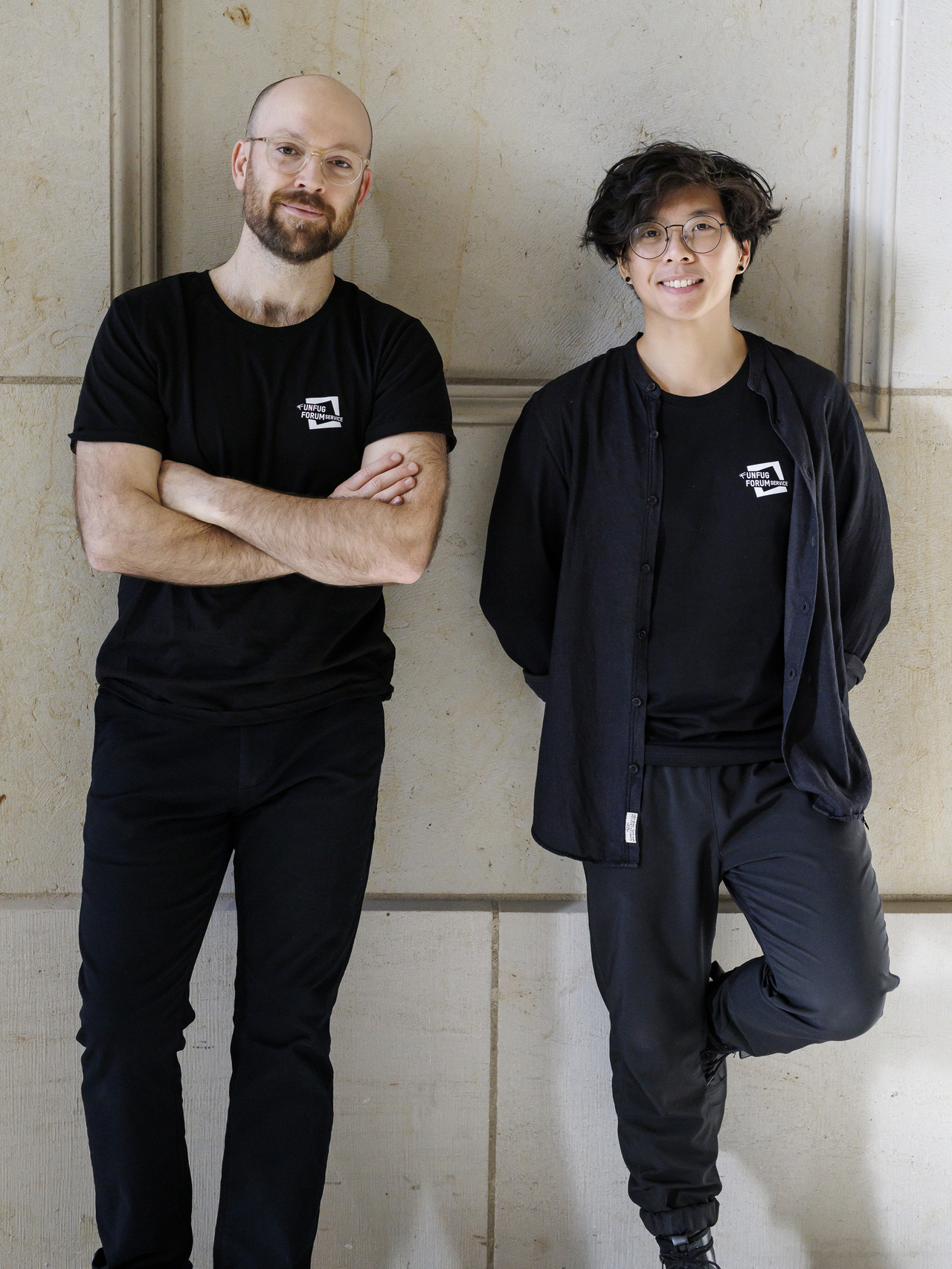 Patrick Blenkarn (left) and Milton Lim (Frank Sperling)