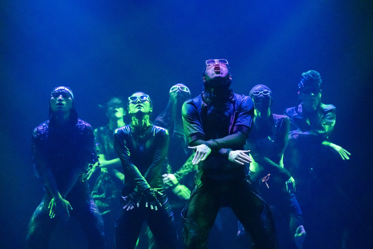 A scene from "The Belt" by Ambiguous Dance Company (Coronet Theatre)