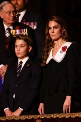 Britain's Prince George attends tribute event for fallen soldiers