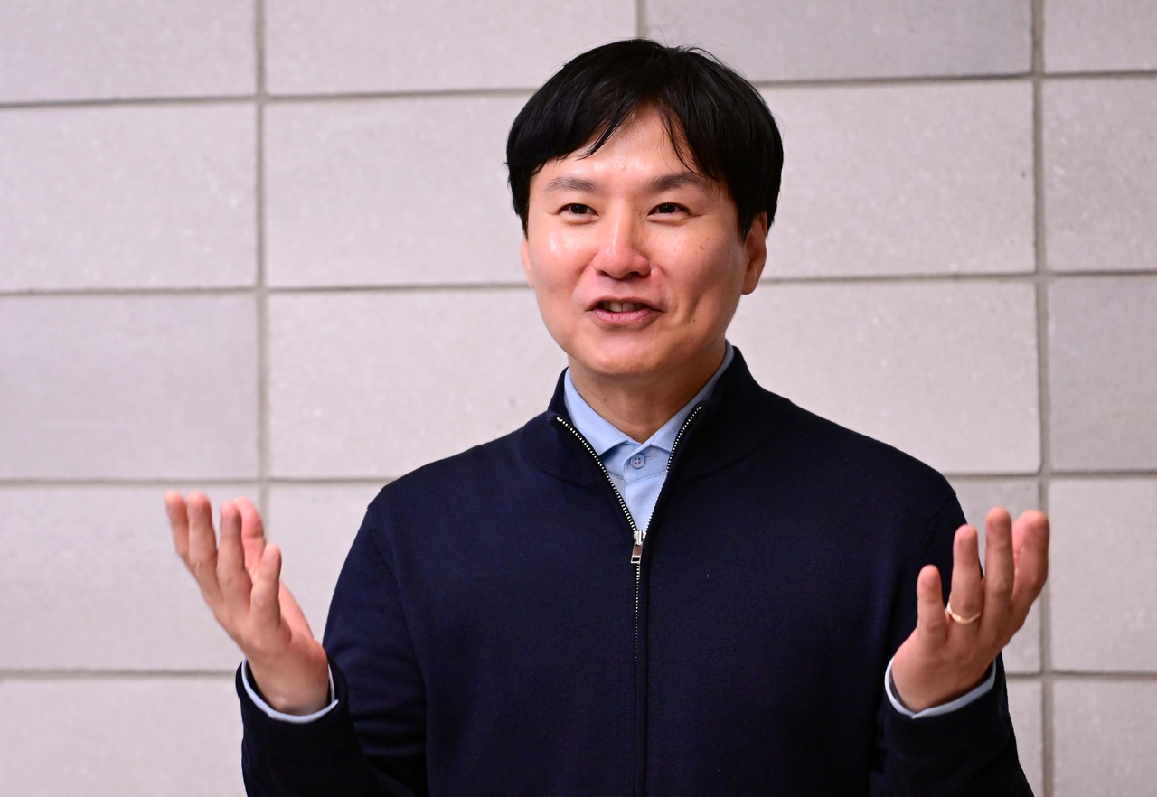 문준호 북미주 한식세계화총연합회 회장이 지난달 29일 오후 서울 강남구 코엑스에서 헤럴드경제와 인터뷰를 하고 있다.  이상섭 기자
