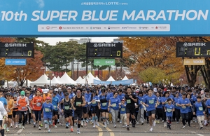 8000명이 달렸다…롯데 ‘슈퍼블루마라톤’ 성료