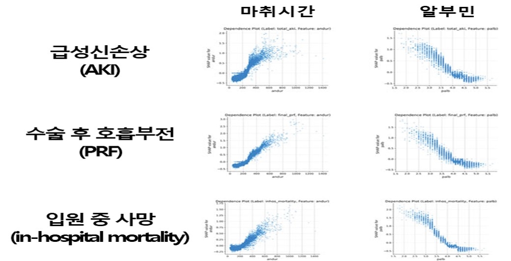 SHAP 기법을 통한 각 변수의 예측 기여도 분석