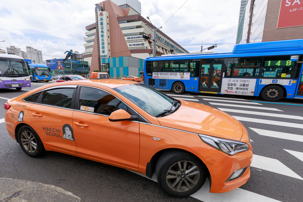 A Seoul taxi (123rf)
