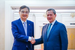 FM Cho, Cambodian PM discuss cooperation to combat scam crimes
