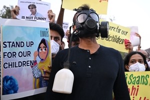 'I miss breathing': Delhi protesters demand action on pollution