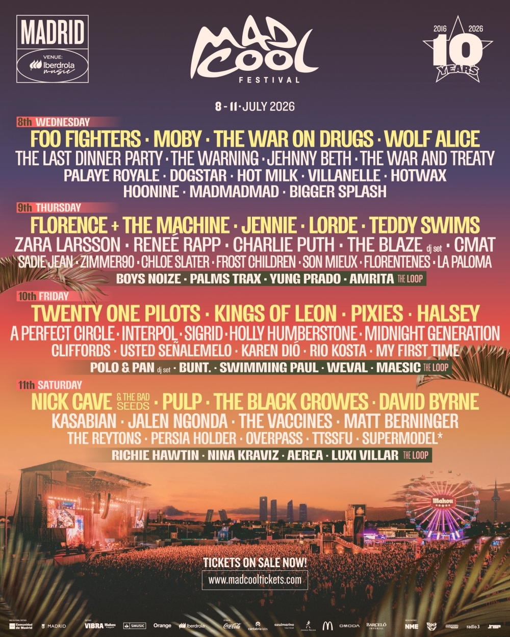 사진= 2026 MAD COOL FESTIVAL