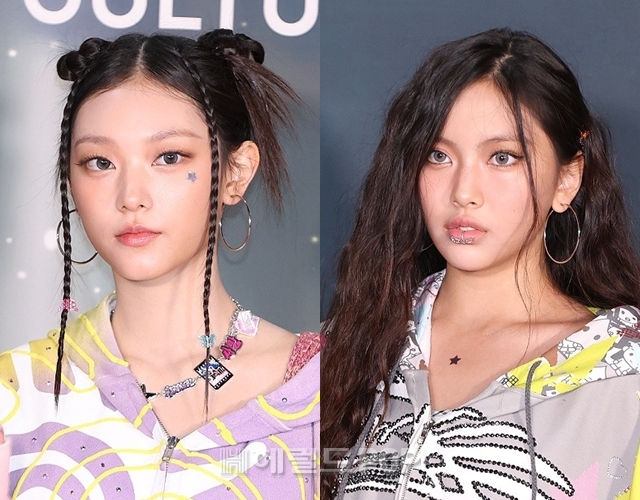 뉴진스 해린, 혜인/사진=헤럴드POP DB
