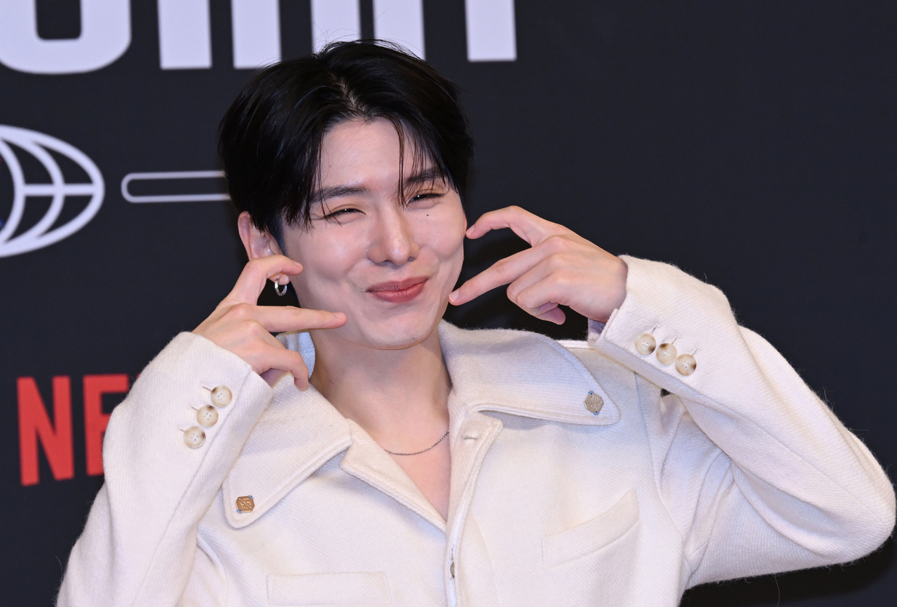 [헤럴드POP=윤병찬 기자]10일 오후 양천구 목동에 위치한 SBS목동사옥에서 초대형 글로벌프로젝트 ‘베일드뮤지션’의 제작발표회가 열렸다. 이자리에는 에일리, 폴킴, 신용재, 몬스타엑스 기현, 볼빨간사춘기 안지영, 키스오브라이프 벨, 최다니엘, 이홍희PD 등이 자리했다.