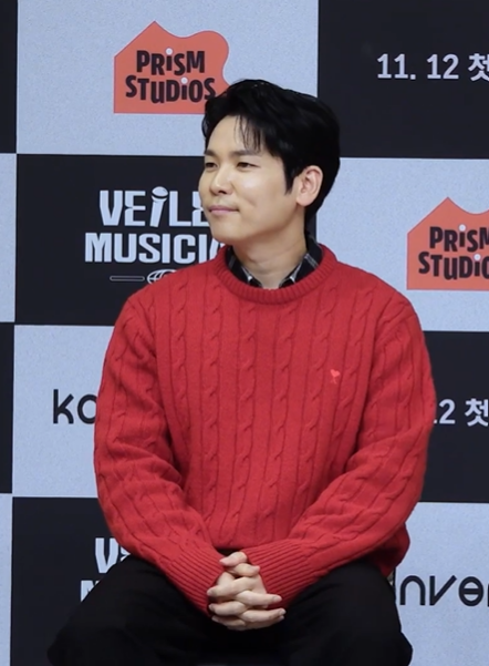 10일 오후 양천구 목동에 위치한 SBS목동사옥에서 열린 초대형 글로벌프로젝트 ‘베일드뮤지션’의 제작발표회에서 이홍희 PD. 김민지 기자