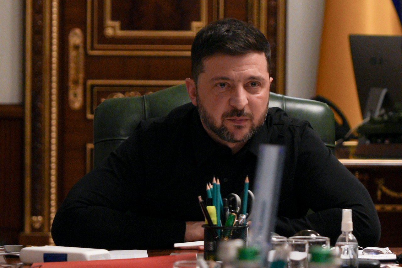 Ukraine's President Volodymyr Zelenskyy  (AP-Yonhap)