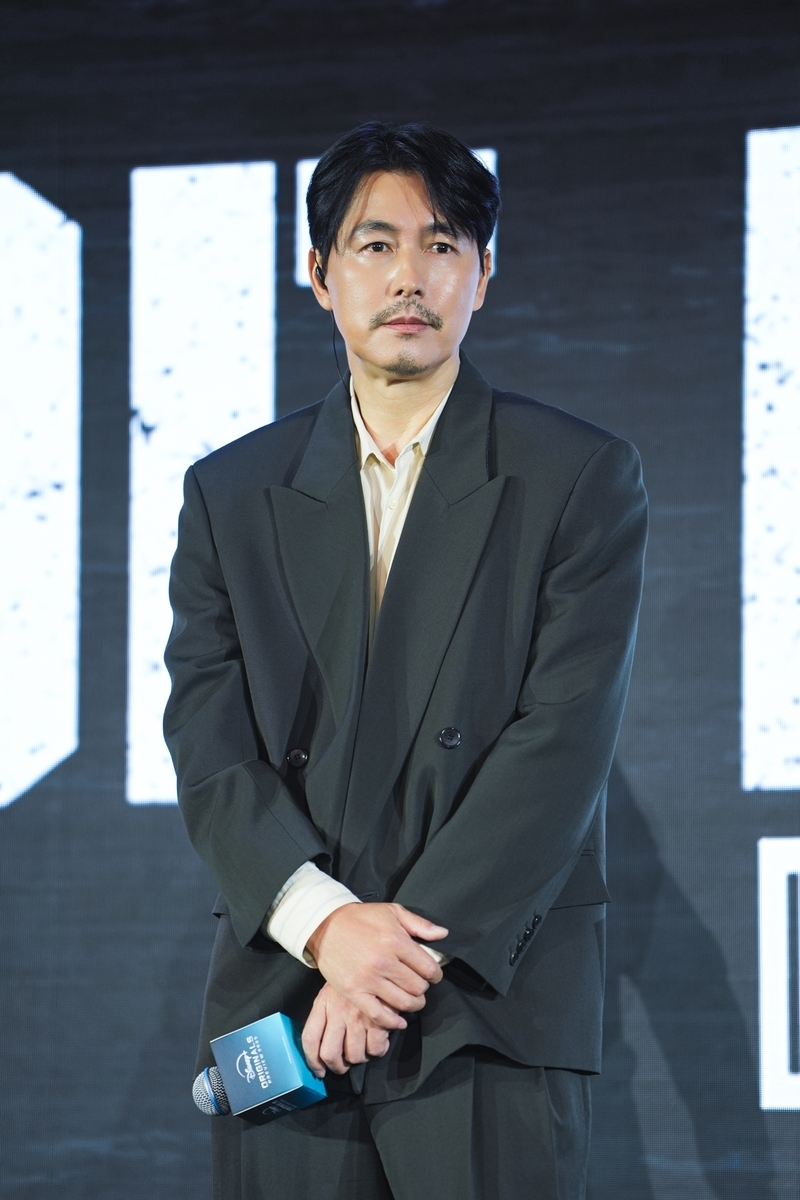 Jung Woo-sung participates at a media event held in Hong Kong, Thursday. (Disney+)