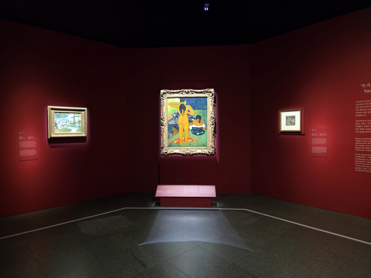 Installation view of “From Impressionism to Early Modernism: Collectors of Light – the Robert Lehman Collection at The Metropolitan Museum of Art” at the National Museum of Korea (Park Yuna/The Korea Herald)