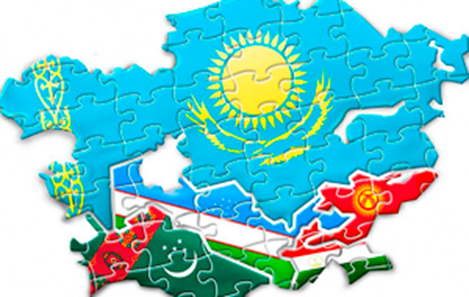 Graphic illustration of the Central Asian region (Embassy of Uzbekistan in Seoul)