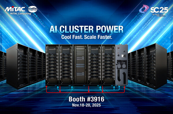 MiTAC Computing Unveils Advanced AI Cluster and Cooling Solutions at Supercomputing 2025