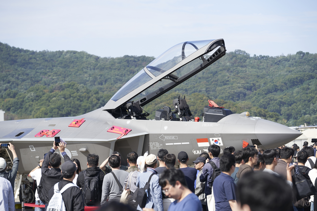 한국항공우주산업(KAI)과 국방과학연구소가 공동 개발한 한국형 전투기 KF-21  [KAI 제공]
