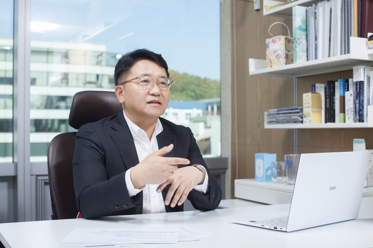 Kim Eung-soo, head of green materials business at SK Chemicals (SK Chemicals)