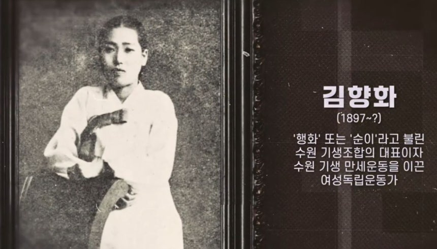 This image distributed by Seo Kyoung-duk, a liberal arts professor at Sungshin Women's University, shows the image of independence activist Kim Hyang-hwa. (Seo Kyoung-duk)