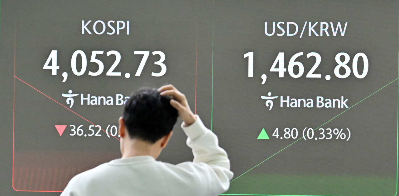 코스피, 미국발 충격에 결국 4000선 무너졌다[투자360] - 헤럴드경제