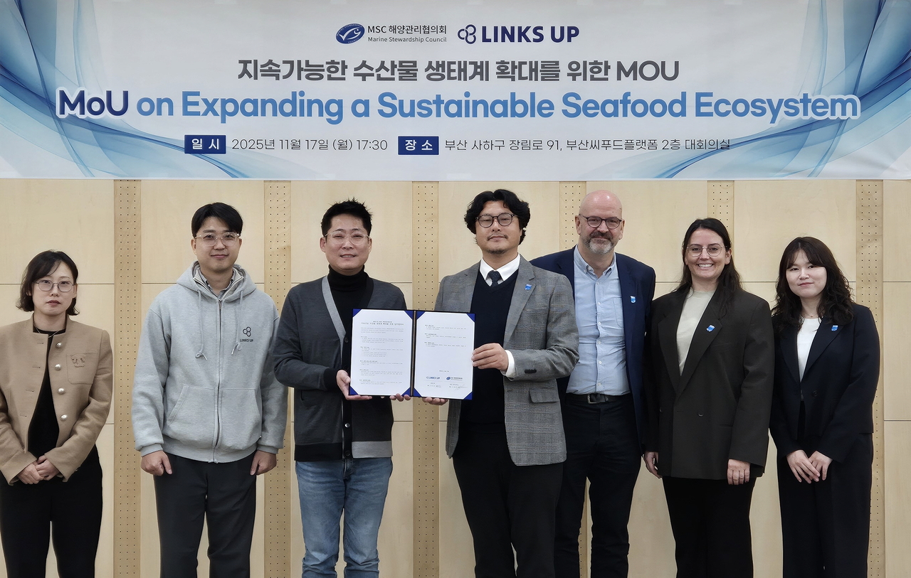 MSC, 링스업과 지속가능한 수산물 무역 유통 서비스 활성화를 위한 MOU 체결 [MSC 제공]