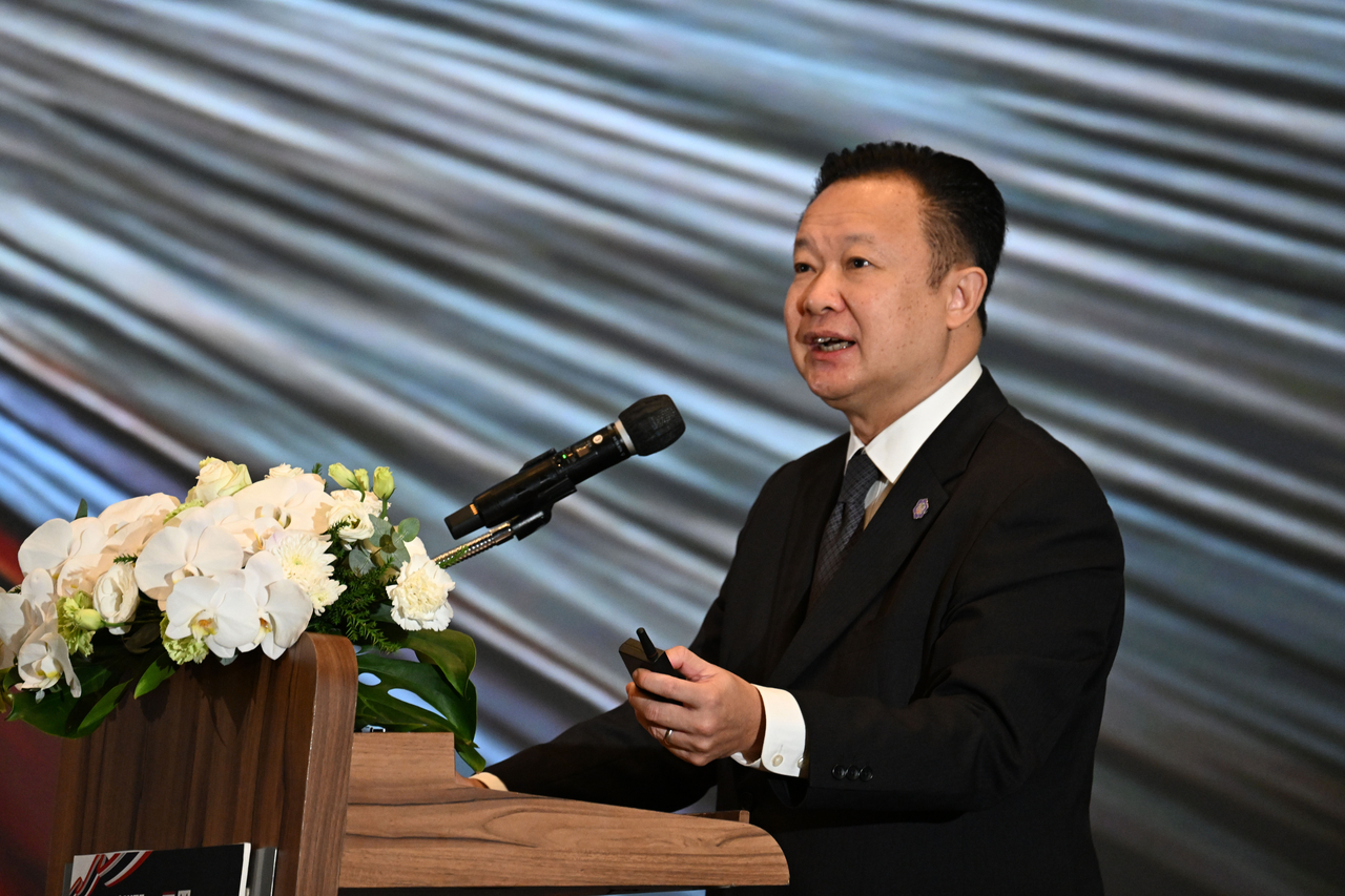 Yuthasak Supasorn, chair of the Industrial Estate Authority of Thailand. (Park Hae-mook/The Korea Herald)