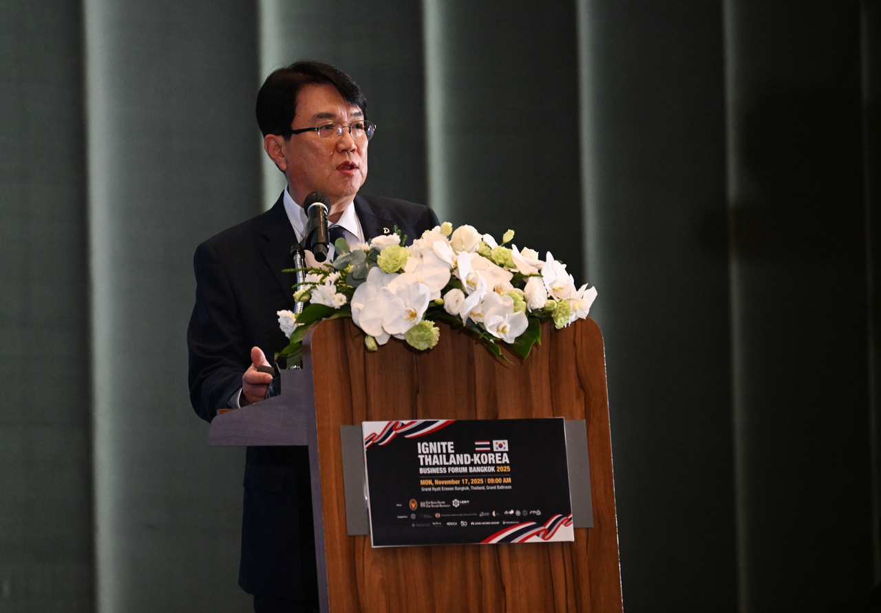 Han Seung, Daewoo E&C’s head of overseas business division (Park Hae-mook/The Korea Herald)