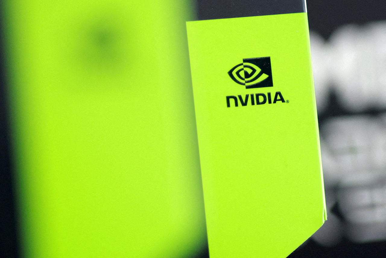 Nvidia logo on graphic card package (Reuters-Yonhap)